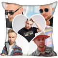 Axyaa Satin Soft Pillow Cover Square Zipper Pillowcase