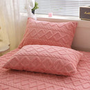 Axyaa Velvet Pillowcase Pair - Warm Rectangle Cushion Cover 48x74cm