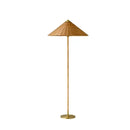 Axyaa Rattan Woven Floor Lamp - Handmade Standing Light Fixture for Home Decor