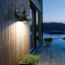 Axyaa Rusty Metal Wall Sconce Industrial Outdoor Wall Light