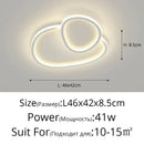 Axyaa Nordic LED Ceiling Lamp Remote Control Chandelier for Living Room, Bedroom, Dining Room