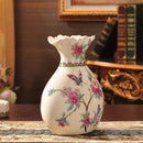 Axyaa Ceramic Vase Dried Flower Arrangement Living Room Decor Ornament