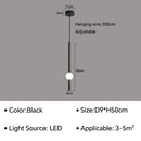 Axyaa Modern LED Pendant Lamp for Nordic Minimalist Bedroom and Living Room