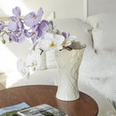 Axyaa European Ceramic Vase, High-End Floral Ware for Living Room and Foyer