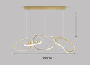 Axyaa LED Chandeliers for Modern Home Decor and Indoor Living Room Lighting