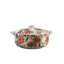 Axyaa Love Flower Binaural Bowl Soup Pot - Large Ceramic Personality Nest
