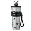 Axyaa Insulated Straw Cup - Large Capacity Thermos Tumbler for Cold Drinks