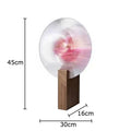 Axyaa Reflecting Prism Vase with Artificial Flowers for Room Decor