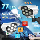 Axyaa Solar Motion Sensor Security Camera Light.IP65 Waterproof, 3 Modes.