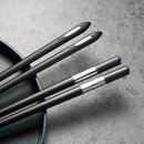 Axyaa Japanese Sushi Chopsticks Non-Slip Restaurant Quality Home Portable Healthy Stick