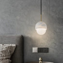 Axyaa Marble Chandelier: Elegant Lighting for Bedroom, Dining Room, or Hotel