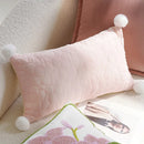 Axyaa Lily Jacquard Embroidery Pillow Cover for Sofa Living Room 45x45