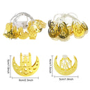 Axyaa Moon Star LED String Lights Eid Ramadan Home Decoration Party Supplies