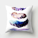 Axyaa Feather Dreamcatcher Print Cushion Cover for Elegant Sofa Decoration