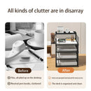 Axyaa 4-Tier Stackable Letter Tray & Pen Holder for Office Desk Organization