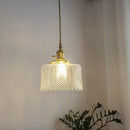 Axyaa Green Glass Pendant Light Chandelier, Nordic LED Hanging Lamp for Home Decor
