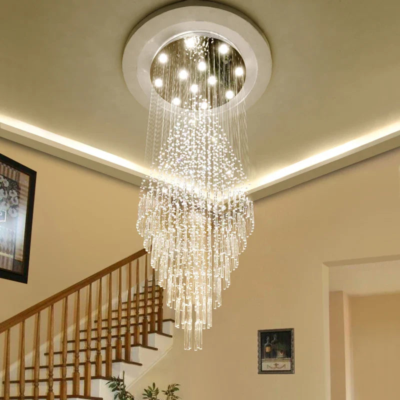 Axyaa Luxury Crystal Chandelier Lighting for Modern Home Decoration
