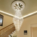 Axyaa Modern Crystal Chandelier for Luxury Villa and Home Decoration