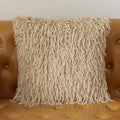 Axyaa Faux Fur Cushion Cover 18x18inch 12x30 Inch Grey Ivory White Black Soft Cozy Home Decor