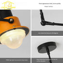 Axyaa Industrial Swing Arm LED Wall Lamp for Bedroom Living Room Study