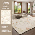 Axyaa Luxury Floral Retro-Style Living Room Carpet, Thick Soft Rug for Bedroom Décor