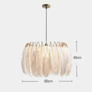 Axyaa Feather LED Pendant Light for Minimalist Home Decor