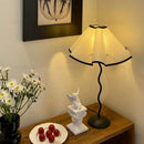Axyaa Nordic LED Table Lamp for Bedroom Living Room Bedside Retro Bar Coffee Dining Night Light