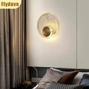 Axyaa Copper Crystal Wall Lamp for Bedroom and Living Room