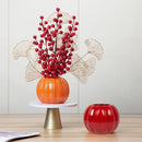 Axyaa Pumpkin Vase Plastic Flower Organizer Home Garden Decoration
