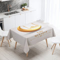 Elegant Ramadan Calligraphy Tablecloth by Axyaa