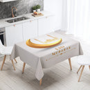 Elegant Ramadan Calligraphy Tablecloth by Axyaa