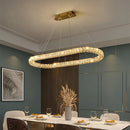 Axyaa Crystal Steel Ceiling Chandelier | Modern Round LED Ceiling Lights for Luxury Home Decor