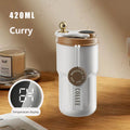 Axyaa Smart Thermos Travel Coffee Mug Stainless Steel Thermal Cup