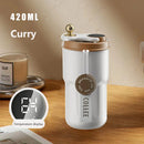 Axyaa Smart Temperature Display Coffee Travel Mug - 316 Stainless Steel Thermal Tumbler