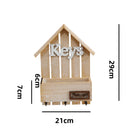 Miniature Wooden Cabin Wall Hanging by Axyaa - Creative Handmade Decorative Ornament