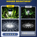 Axyaa Solar Pathway Lights 10 Pack - Super Bright LED Landscape Lighting
