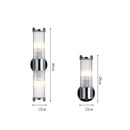 Axyaa Nordic Crystal Brass LED Wall Lamp - Modern Luxury Room Lighting