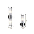 Axyaa Nordic Luxury Crystal LED Brass Wall Lamp for Modern Room Decoration