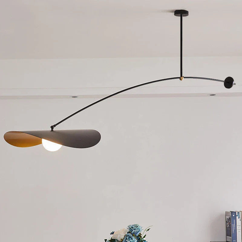 Axyaa Nordic LED Floor Lamp with Adjustable Long Arm for Reading