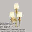 Axyaa Brass LED Wall Lamp for Luxury Spaces