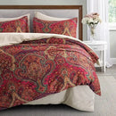 Axyaa Boho Paisley Medallion Duvet Cover Set Vintage Damask Bohemian Bedding