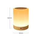 Axyaa RGB Touch Sensor Night Lamp: Portable USB Rechargeable Dimmable RGB Table Light