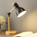 Axyaa Nordic Wood Desk Lamp - Foldable LED Reading Light