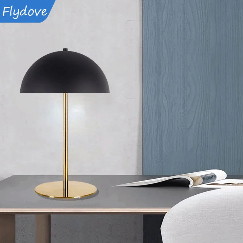 Axyaa Nordic LED Desk Light - Metallic Luster for Bedroom, Study, and Hotel