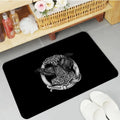 Axyaa Viking Pattern Symbol Floor Mat for Home Decoration