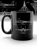 Axyaa Space Shuttle Ceramic Mug - NASA Inspired Sci-Fi Design, Durable & Perfect for Space Enthusiasts