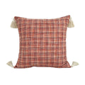 Axyaa Jacquard Tassel Throw Pillowcase for Home Decor