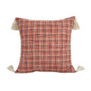 Axyaa Jacquard Tassel Throw Pillowcase for Home Decor