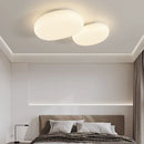 Axyaa Nordic LED Cream Ceiling Lamp for Modern Spaces