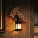 Axyaa Wooden LED Wall Lamps Industrial Style Home Decor Sconces for Living Room